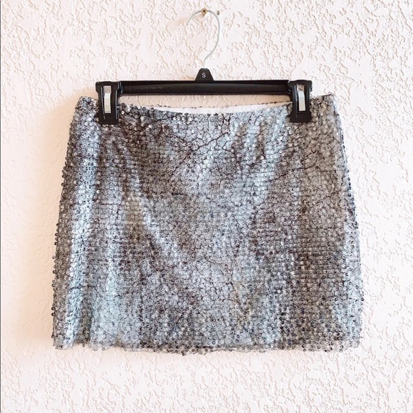 sequin skirt guess